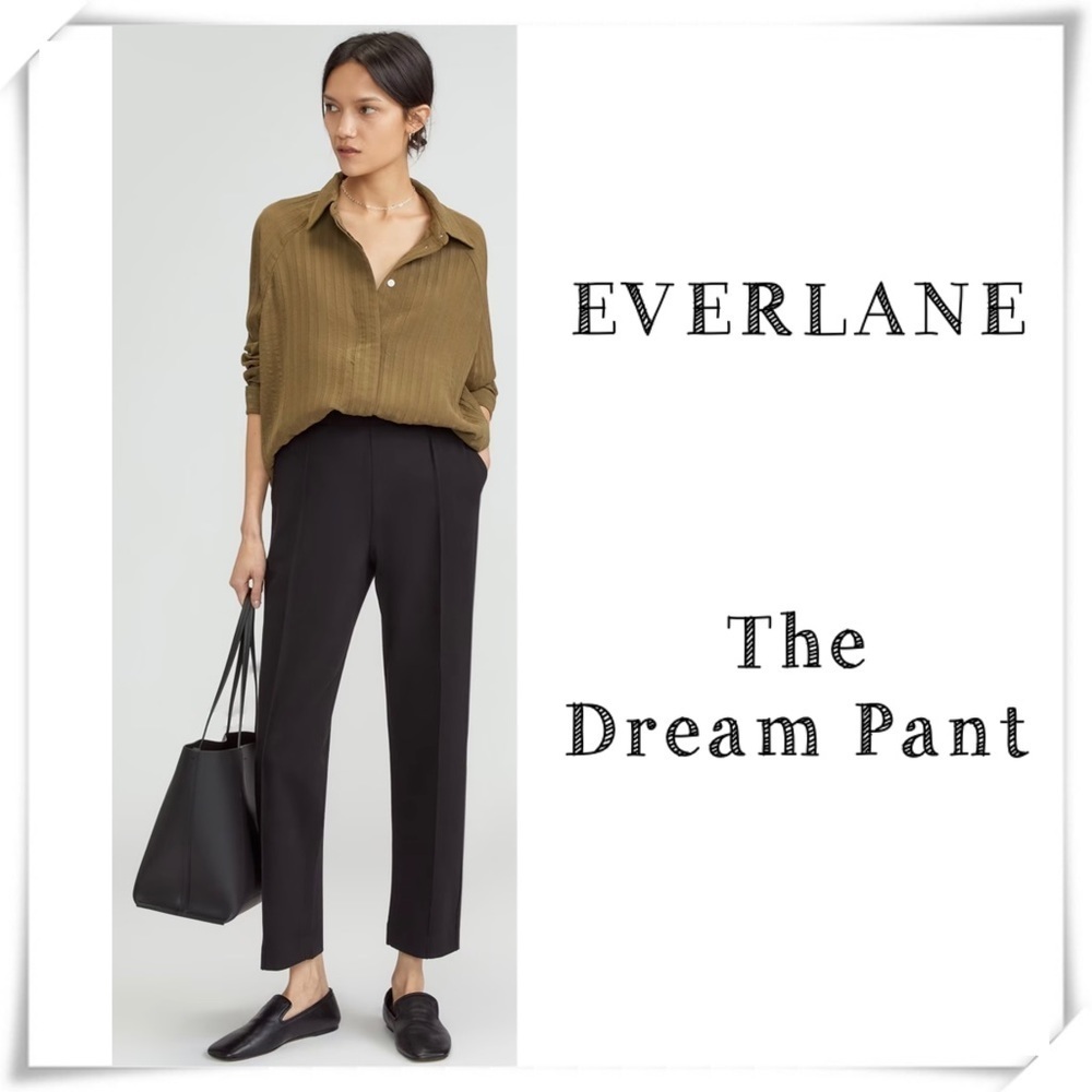 Everlane The Dream Pant in Black Heavy Jersey Pants Size XXS